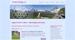 Desktop Screenshot of intensivyoga.ch